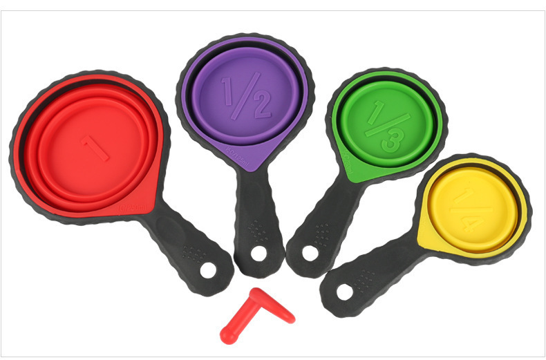 硅胶折叠量杯定制 硅胶折叠量杯定制